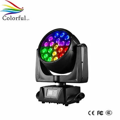 Водоустойчива 19PCS 40W RGBW Bee Eyes Zoom Moving Head Light